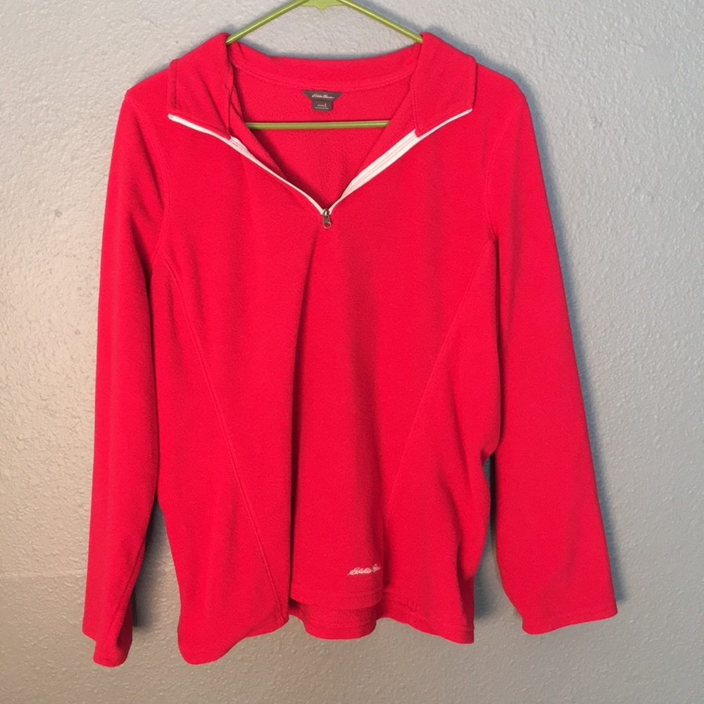 Eddie Bauer quarter zip fleece